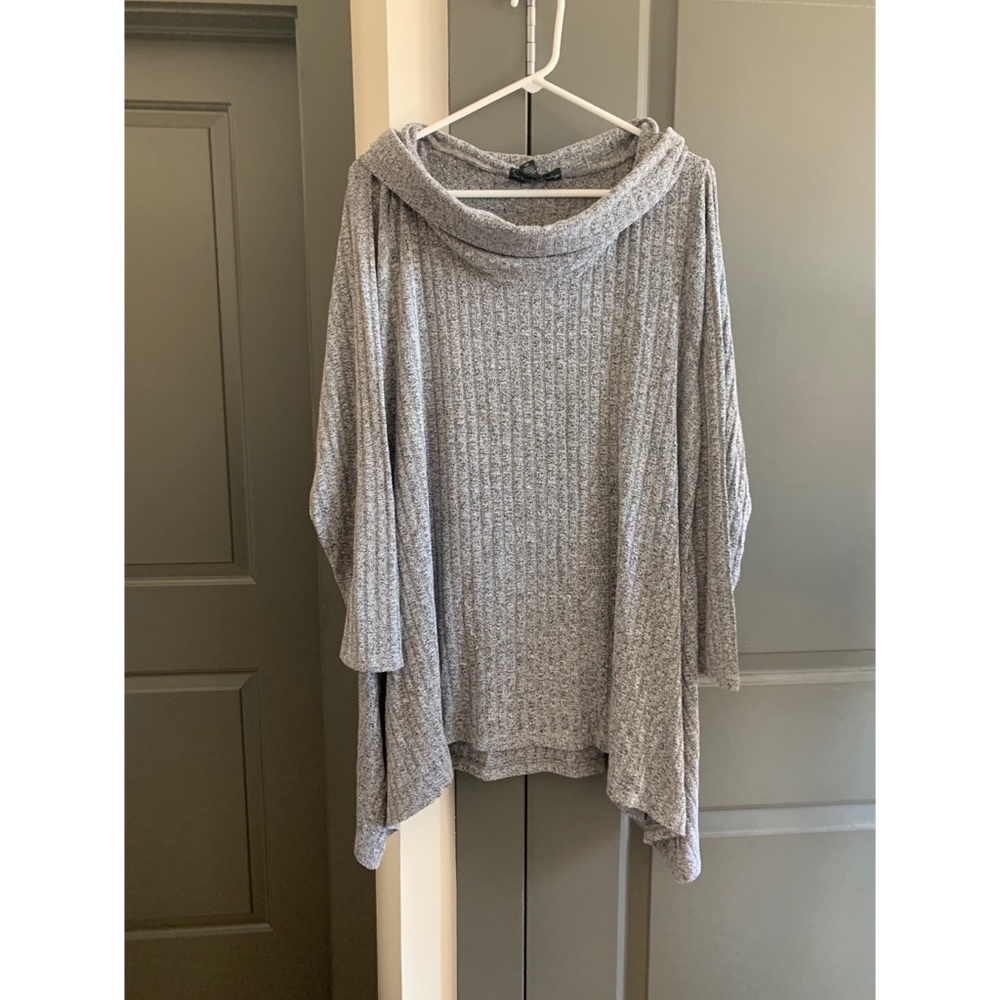 French Laundry - Gray Cowl Sweater - Size 3X